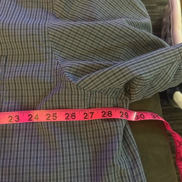 Van Heusen Studio men's short sleeve blue button down, 2XL - Picture 5 of 6